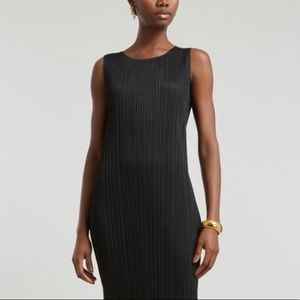 Pleats Please Issey Miyake sleeveless dress